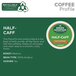 Green Mountain Half-Caff Coffee Keurig® K-Cup® Pods, Medium Roast, 24/Box (6999)
