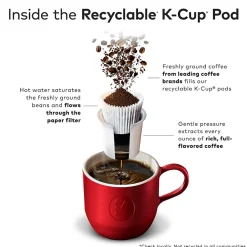 Green Mountain Hazelnut Coffee Keurig® K-Cup® Pods, Light Roast, 24/Box (6792)