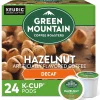 Green Mountain Hazelnut Decaf Coffee, Light Roast, 0.33 oz. Keurig® K-Cup® Pods, 24/Box (7792)