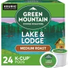 Green Mountain Lake & Lodge Coffee, Medium Roast, 0.31 oz. Keurig® K-Cup® Pods, 24/Box (6523)