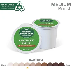 Green Mountain Nantucket Blend Coffee Keurig® K-Cup® Pods, Medium Roast, 24/Box (6663)
