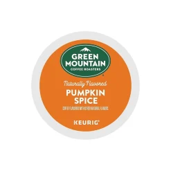 Green Mountain Pumpkin Spice Coffee, Keurig® K-Cup® Pod, Light Roast, 96/Carton (6758)