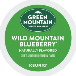 Green Mountain Wild Mountain Blueberry Coffee Keurig® K-Cup® Pods, Light Roast, 96/Carton (67832)