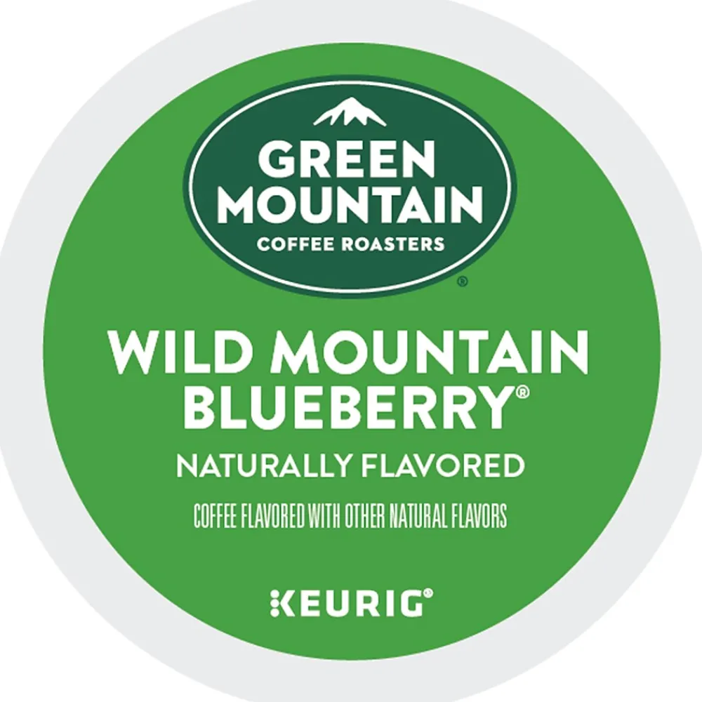 Green Mountain Wild Mountain Blueberry Coffee Keurig® K-Cup® Pods, Light Roast, 96/Carton (67832)