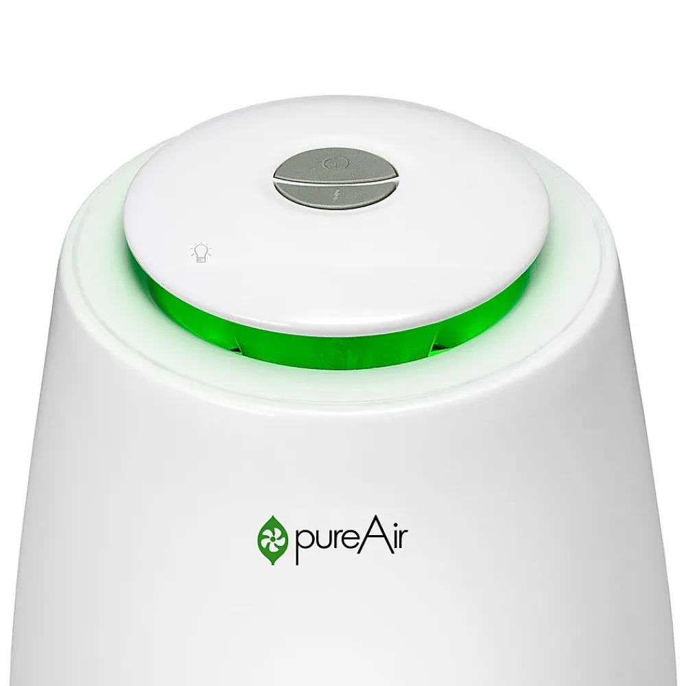 GreenTech Environmental pureAir HEPA Tabletop Air Purifier, White (1X5531)