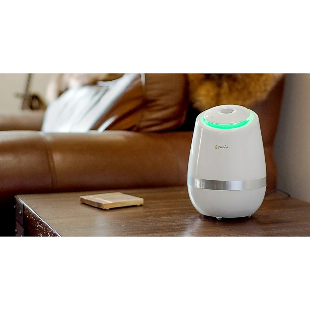 GreenTech Environmental pureAir HEPA Tabletop Air Purifier, White (1X5531)