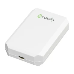 GreenTech Environmental pureAir Solo Ionic Wearable Air Purifier, White (1X4925)