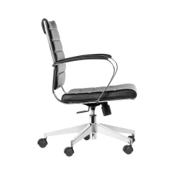 Office Chairs*Gry Mattr Capsule Faux Leather Swivel Task Chair, Black (GMCC-00850)