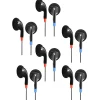 HamiltonBuhl Ear Buds, Black, 6/Pack (HECHABUD-6)<Hamilton Buhl Hot