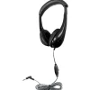 HamiltonBuhl Motive8 Mid-Sized Multimedia Headphone with In-line Volume Control, Black (HECM8BK1)<Hamilton Buhl Best