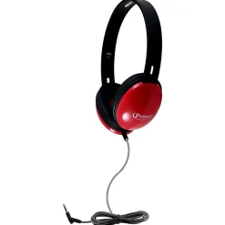 HamiltonBuhl Primo Stereo Headphones, Red, 2/Pack (HECPRM100R-2)<Hamilton Buhl Online