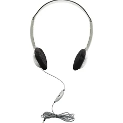 HamiltonBuhl SchoolMate On-Ear Stereo Headphone with In-Line Volume Control, Pack of 2 (HECHA2V-2)<Hamilton Buhl Hot