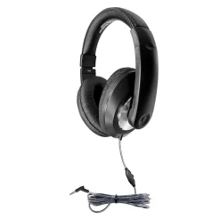 HamiltonBuhl Smart-Trek Deluxe Stereo Headphones, 2/Pack (HECST1BK-2)<Hamilton Buhl Clearance