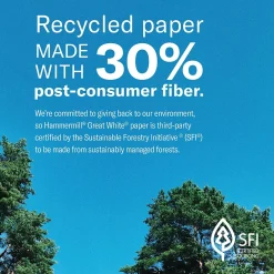 Copy Paper*Hammermill Great White 30% Recycled 8.5
