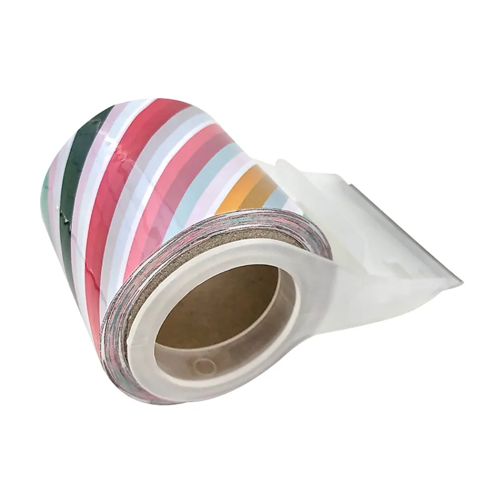 Best Happy Mail Packing Tape with Dispenser, 1.8" x 16.4 yds., Multicolor (246452)