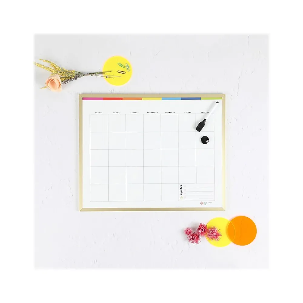 Dry Erase*The Happy Planner Happy Planner Color Block Dry-Erase Whiteboard, 16" x 20" (AF3DEB-031)