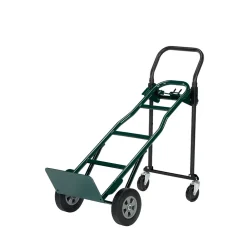 Harper Trucks Harper 4-in-1 Quick Change Steel Convertible Hand Truck, 700 lbs., Green (JDCSA8543)