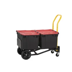 Harper Trucks Harper Lightweight Glass Filled Nylon Plastic Convertible Hand Truck and Dolly, 400 lb. Capacity (PJDY2223A)