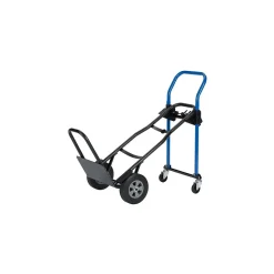 Harper Trucks 3 in 1 Quick Change Steel Convertible Hand Truck with Nose Extension, 500 lbs. Capacity (JDCJ8523EN)