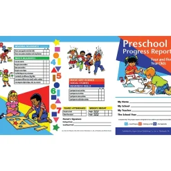 Grade Books*Hayes Preschool Progress Report Record Book, 10/Pack (H-PRC2)