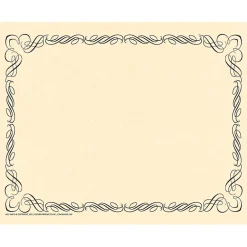 Classroom Paper*Flipside Hayes Publishing Arabesque Black Border Paper, 8.5" x 11", 50 Per Pack, 3 Packs (H-VA910-3)