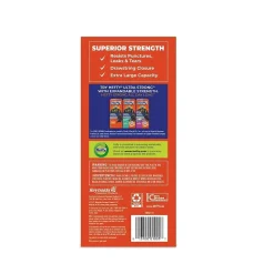 30 Gallon Trash Bag, 30" x 33", Low Density, 1.1 mil, Black, 74 Bags/Box (PCTE85274)<Hefty Outlet