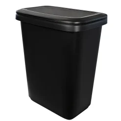 Dual Function XL Trash Can, 20.4 Gallons, Black, 2/Pack (HFTCOM2280075-2)<Hefty Hot