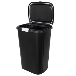 Odor Control Trash Can, 13 Gallon, Black, 2/Pack (HFTCOM228707507)<Hefty Best