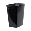 Polypropylene Trash Can with no Lid, Black, 6 Gal. (2159-75)<Hefty Best