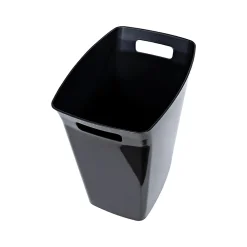 Polypropylene Trash Can with no Lid, Black, 6 Gal. (2159-75)<Hefty Best