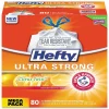 Ultra Strong 13 Gallon Scented Kitchen Trash Bag, 23.75" x 24.88", Low Density, 0.9 mil, Citrus Twist, White, 80 Bags/Box<Hefty Outlet