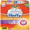 Ultra Strong 13 Gallon Kitchen Trash Bag, 23.75" x 24.88", Low Density, Lavender & Sweet Vanilla, 110 Bags/Box<Hefty Discount