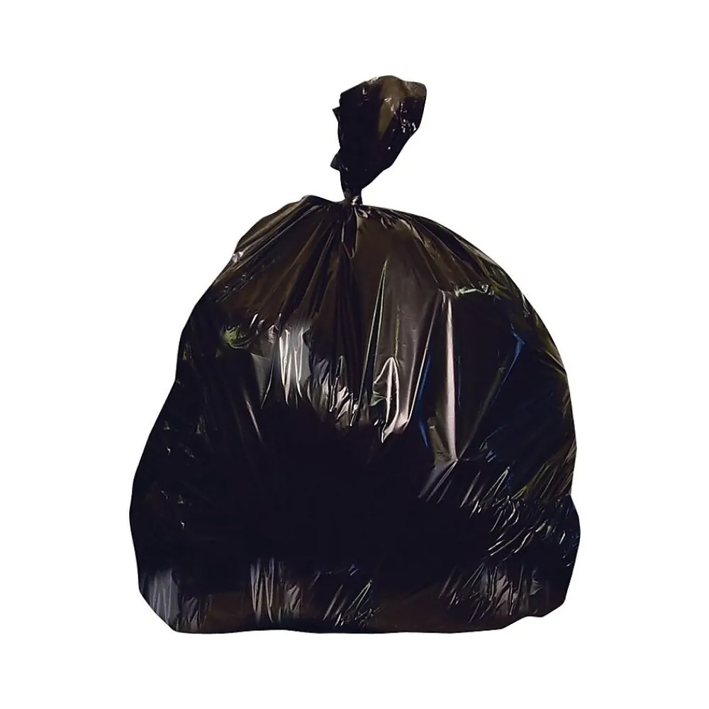 Heritage 40-45 Gallon Industrial Trash Bag, 40" x 46", Low Density, 1.5 Mil, Black, 125 Bags/Box (H8046AK X01)<Heritage Bag Outlet
