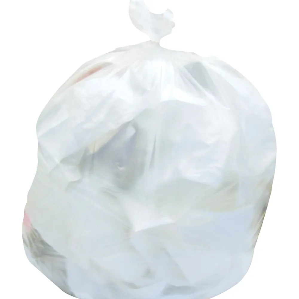 Heritage 7-10 Gallon Industrial Trash Bag, 24" x 27", High Density, 6 Mic, Natural, 20 Rolls (Z4827RN R01)<Heritage Bag Outlet