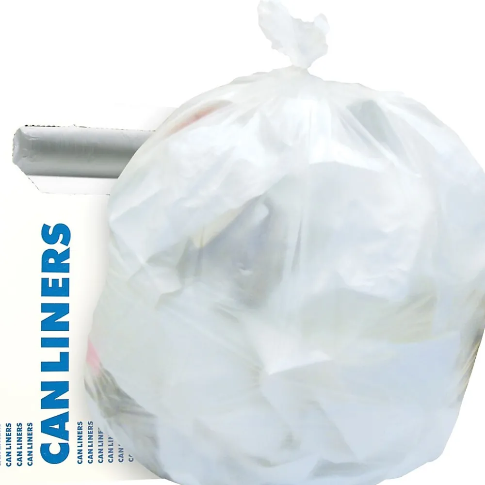 Heritage 4 Gallon Industrial Trash Bag, 17" x 18", High Density, 6 Mic, Natural, 40 Rolls (Z3418RN R01)<Heritage Bag