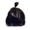 Heritage 40-45 Gallon Industrial Trash Bag, 40" x 48", High Density, 16 Mic, Black, 10 Rolls (Z8048VK R01)<Heritage Bag New