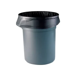 Heritage AccuFit 55 Gallon Industrial Trash Bag, 40" x 53", Low Density, 1.3 Mil, Black, 50 Bags/Box (H8053PK RC1)<Heritage Bag Outlet