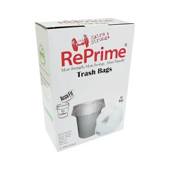 Heritage AccuFit 55 Gallon Industrial Trash Bag, 40" x 53", Low Density, 0.9 Mil, Clear, 50 Bags/Box (H8053TC RC1)<Heritage Bag Clearance