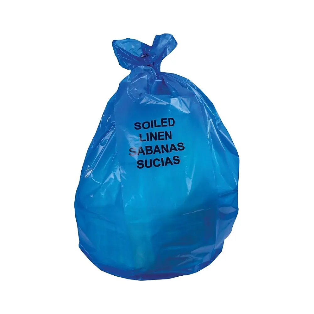 Heritage Healthcare Printed Liner 40"x48", 18Mic, Flat Pack, Blue, 200 Bags/Box (Z8048YX H05)<Heritage Bag New