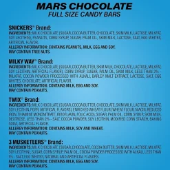 Hershey's Hershey Chocolate Full Size Variety/Mar's Chocolate Full Size Variety (600-04055)