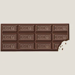 Hershey's Milk Chocolate Snack Size, Candy Bars Jumbo Bag, 19.8 oz (246-00015)
