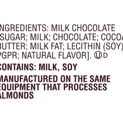 Hershey's Milk Chocolate Snack Size, Candy Bars Jumbo Bag, 19.8 oz (246-00015)