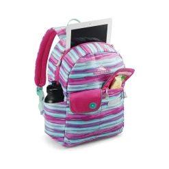 Chiqui Backpack, Watercolor Stripes, Pink/Blue (130364-9660)<High Sierra Best
