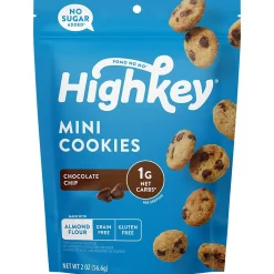 HighKey Gluten Free Chocolate Chip Cookies, 2 oz., 6 Packs/Box, 6/Pack ( 600-00270)