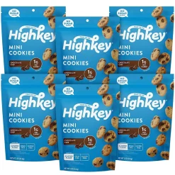 HighKey Gluten Free Chocolate Chip Cookies, 2 oz., 6 Packs/Box, 6/Pack ( 600-00270)