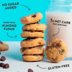 HighKey Gluten Free Chocolate Chip Cookies, 2 oz., 6 Packs/Box, 6/Pack ( 600-00270)