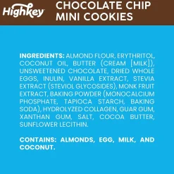 HighKey Gluten Free Chocolate Chip Cookies, 2 oz., 6 Packs/Box, 6/Pack ( 600-00270)