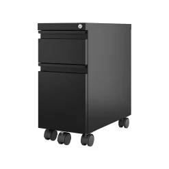File Cabinets*Hirsh 2-Drawer Mobile Vertical File Cabinet, Letter/Legal Size, Lockable, 21.75