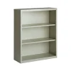 Bookcases*Hirsh HL8000 Series 42"H 3-Shelf Bookcase with Adjustable Shelves, Light Gray Steel (21991)