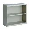 Bookcases*Hirsh HL8000 Series 30"H 2-Shelf Bookcase with Adjustable Shelf, Light Gray Steel (21988)